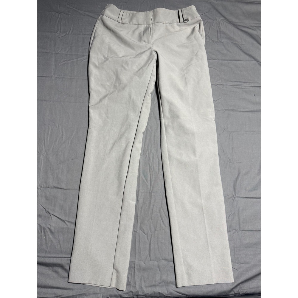 Nine West Dress Pants Women Size 2 Gray Good Straight Leg Professional Trousers